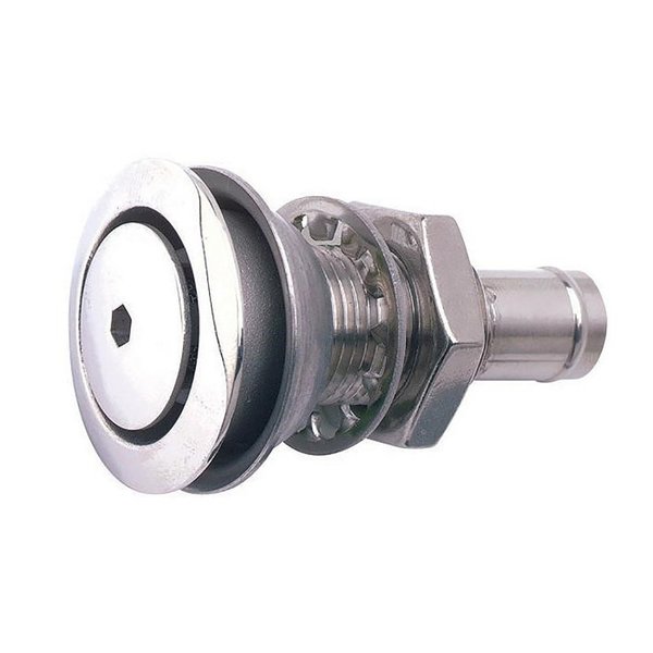 Attwood Marine Attwood 316 Stainless Steel Alloy Flush Mount Fuel Vent - Straight Vent 66031-3